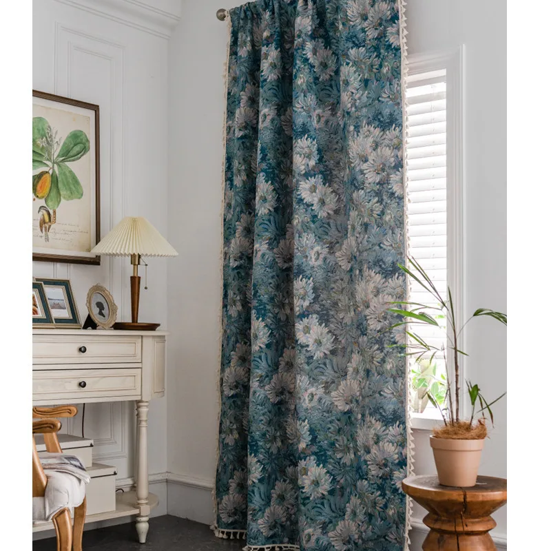Blooming Trails Quilted Curtains NCU0DV1986 main image 1
