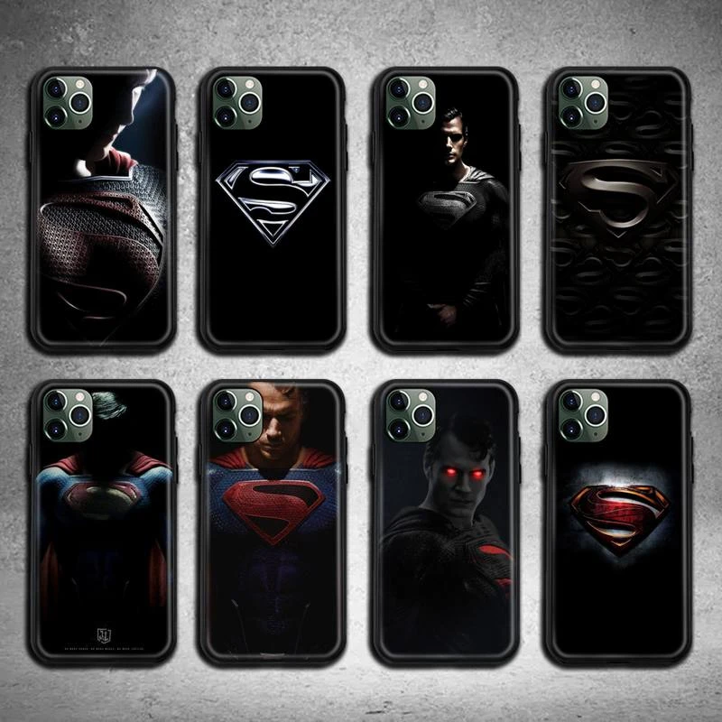 Bandai Superman Phone Case For iphone 13 12 11 Pro Max Mini XS Max 8 7 6 6S Plus X 5S SE 2020 XR cover cute iphone 11 cases