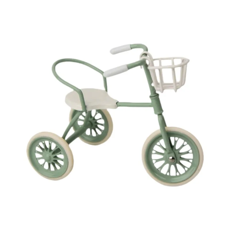 1:12 Metal Tricycle Miniature Simulation Furniture Realistic Accessory  For Bjd Ob11 doll house 3