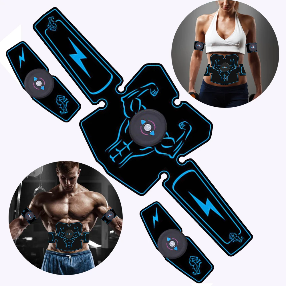 

ABS Abdominal Muscle Trainer Electric Press Stimulator Slimming Fitness EMS Exercise Machine Home Gym Fitness Equipment Training