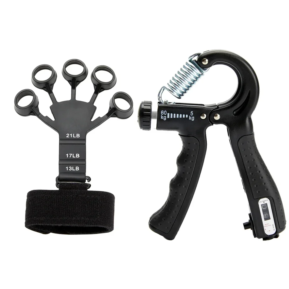 Grip Strength Trainer Kit 1-6 Pack Hand Grip Strengthener for Muscle Building and Injury Recover hand rehabilitation training 10