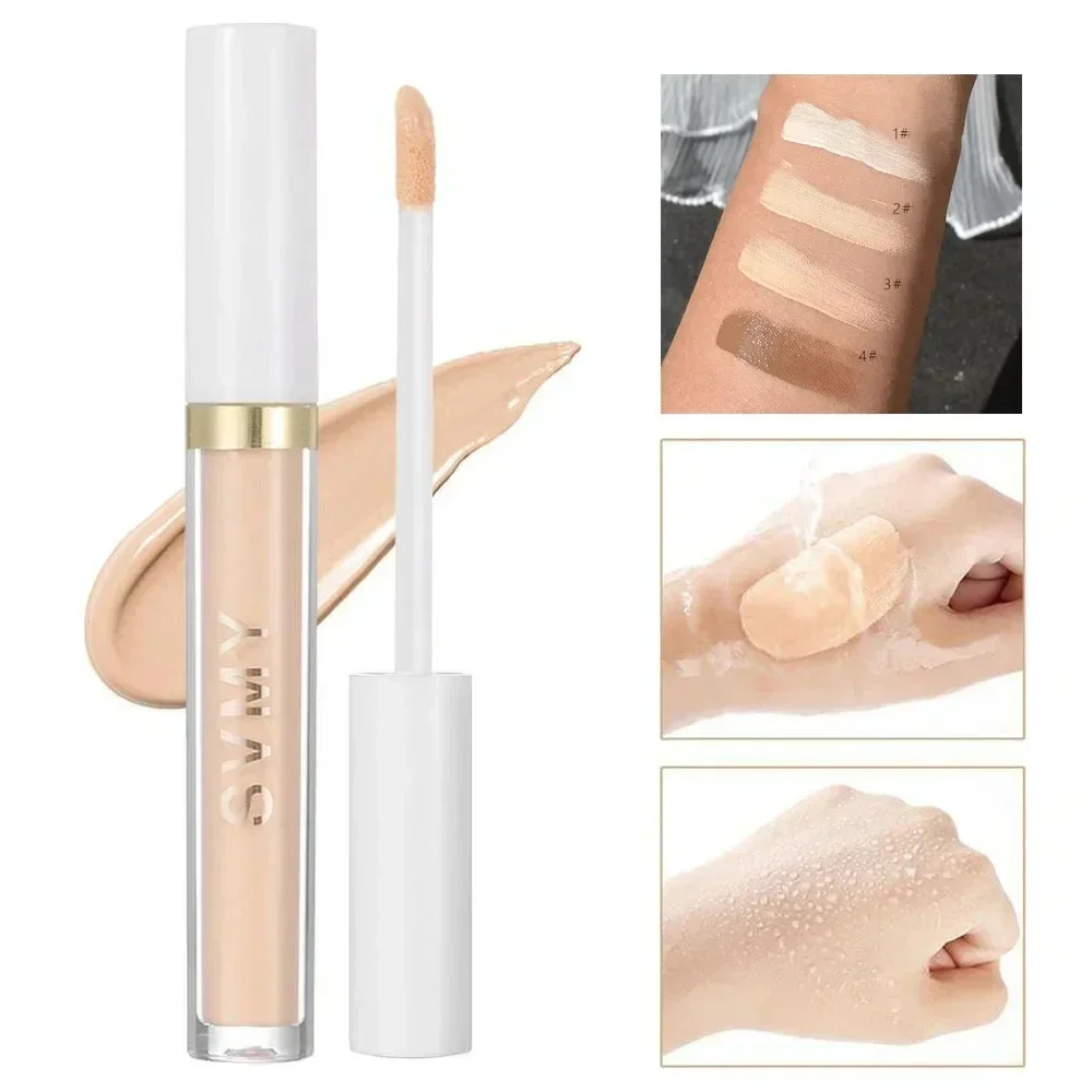 4Color Waterproof Liquid Concealer Cream Makeup Moisturizing Cover Acne Dark Circles Foundation Modify Face Contouring Cosmetics 6
