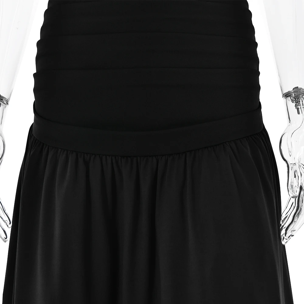 Elegant Sleeveless Tight Zipper Dress Women Sexy One Shoulder Backless Vestido Autumn/Winter Party Club Evening Dress