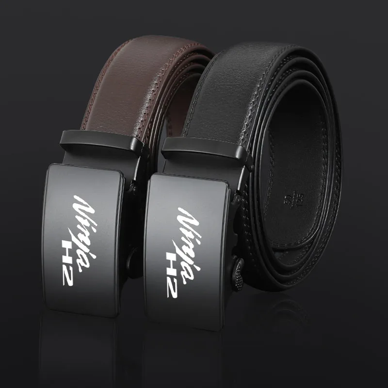 

Canvas men's belt fashion black nylon outdoor metal automatic buckle for kawasaki ninjaH2 H2/H2R Accessories