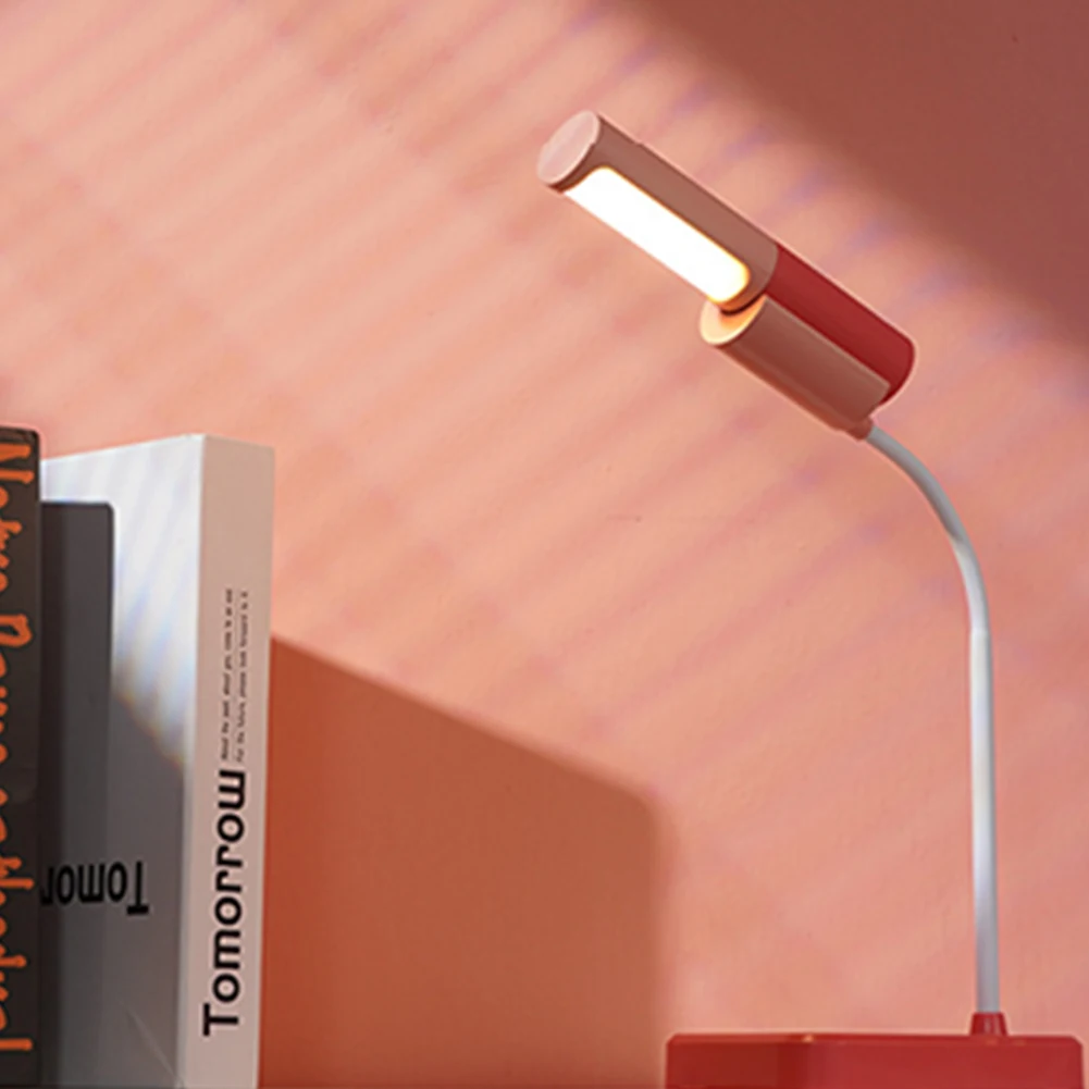 NewLedBedsideLamp3ColorsModesPortableDimmableStudyLampIdeal