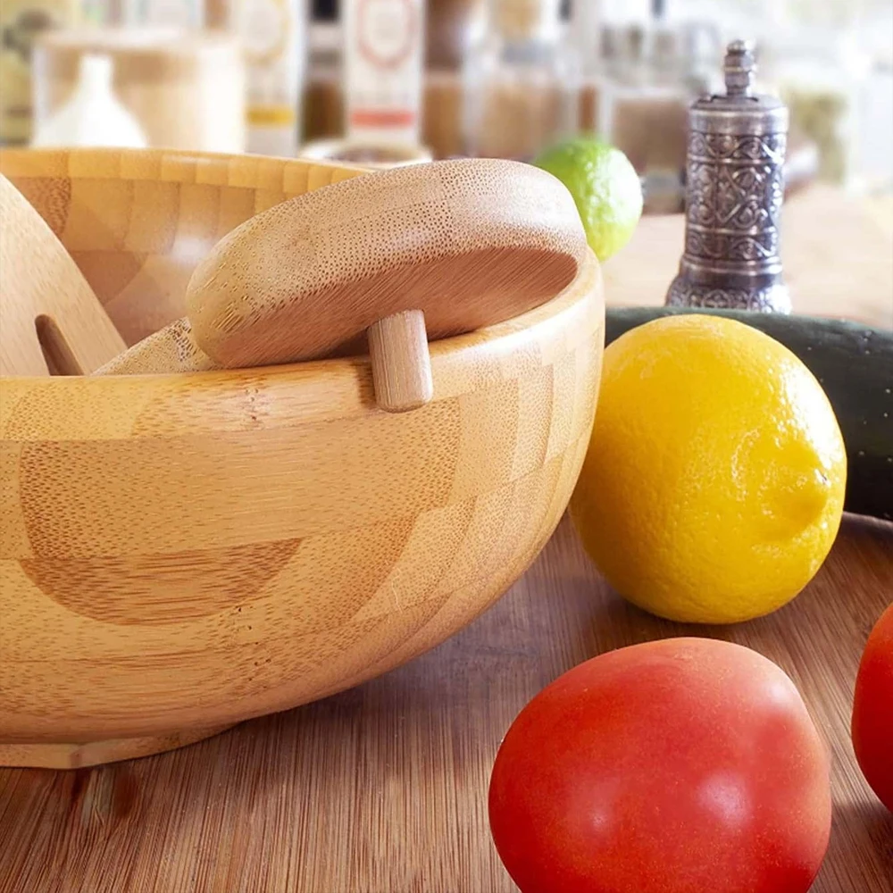 Bamboo Salad Mixing Tool 4 | Bamboo Salad Mixing Tool 4