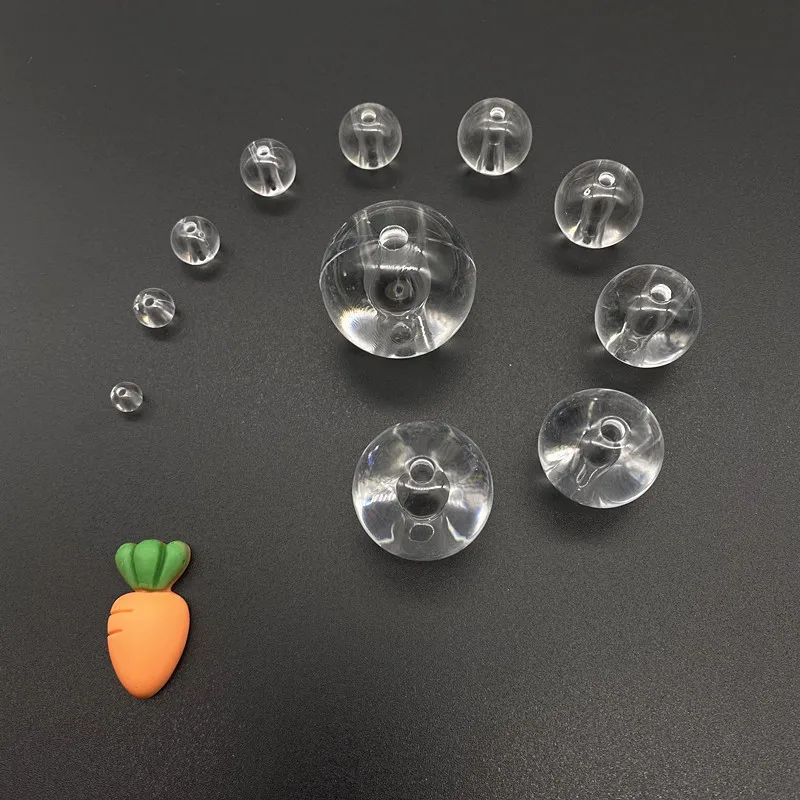 수제 DIY 짠 팔찌 비즈 액세서리, 아크릴 투명 비즈, 루즈 비즈, 수제 목걸이 쥬얼리, 신제품, 6 mm -30mm