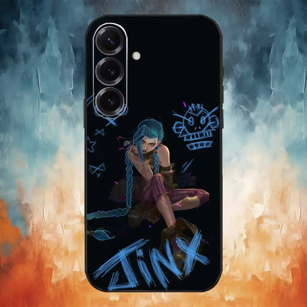 Arcane Jinx Soft Black Phone Case