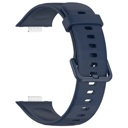 Silicone Replacement Strap for Huawei Watch Fit 3 - Premium Accessory Watchband (Blue Only Strap)