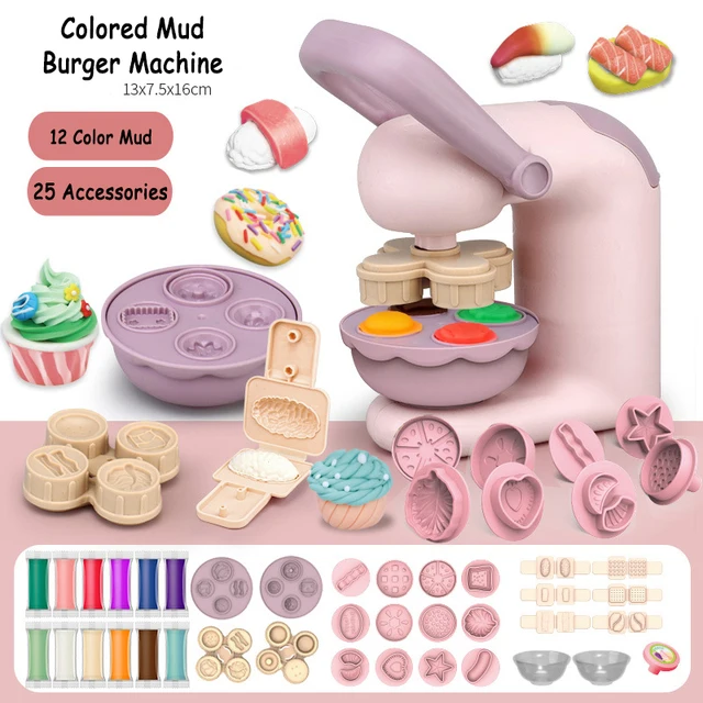 Pretend Play Dough Tools Sets para Crianças, Brinquedos da Casa, Macarrão,  Sorvete, Máquina De Bolo, Plasticina Criativa DIY, Moldes De Argila -  AliExpress