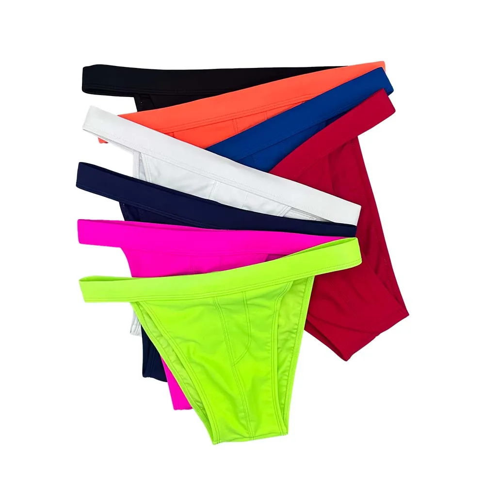 Sexy High Cut Mens Bikini G String Swimwear Nylon Side Hollow