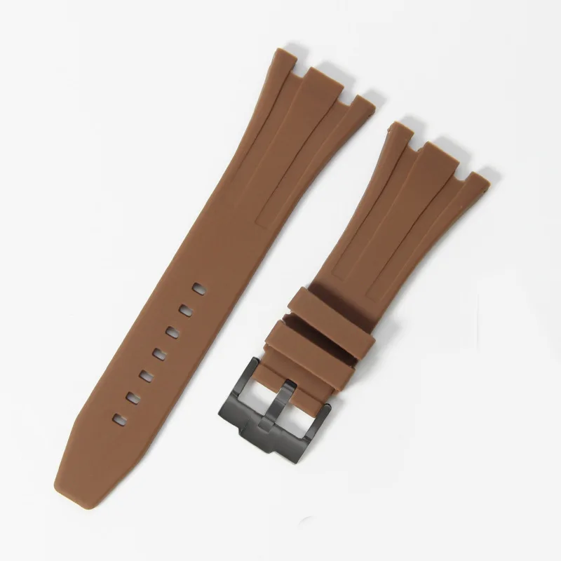 27mm Rubber Strap For Audemars Piguet Royal Oak Offshore 42mm 15400 – Black Silicone Band