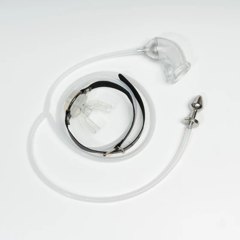 AddDetachableCatheterBDSMIrrigationSystemPenileSheathFlowInto