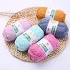 Pure Cotton Yarn Knitting Wool Yarn Needlework Dyed Lanas For Baby Kids Crochet Craft Coat Sweater Hat Dolls 1