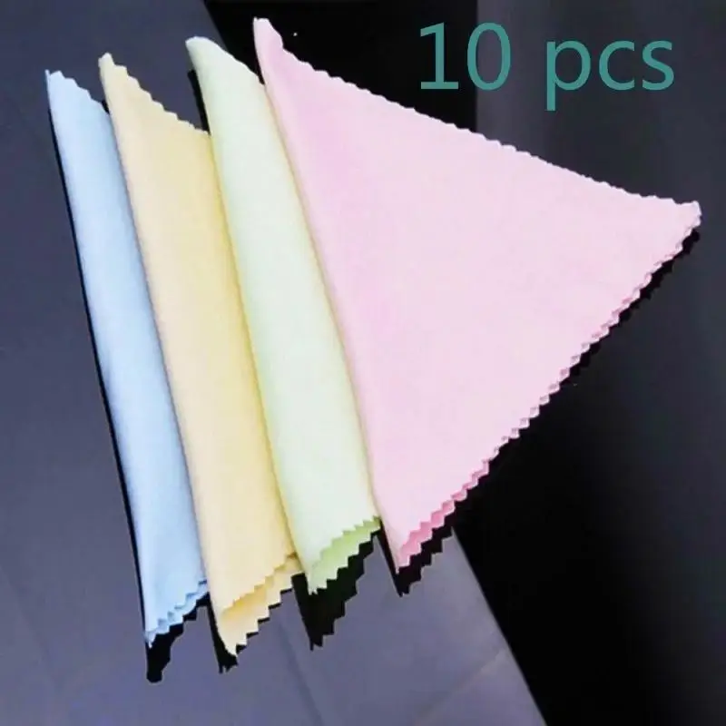 10/20/50Pcs Microfiber Sunglass Eyeglasses Cleaning Cloth Glasses Eyewear Clean Lens Cloth For Mac Camera Computer LaptopCleaner
