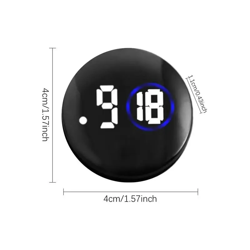 Car Clock Dash Clock Compact Noctilucous Car Dashboard Clock Waterproof Vent Clocks Watch Digital Clock Car Interior Accessories