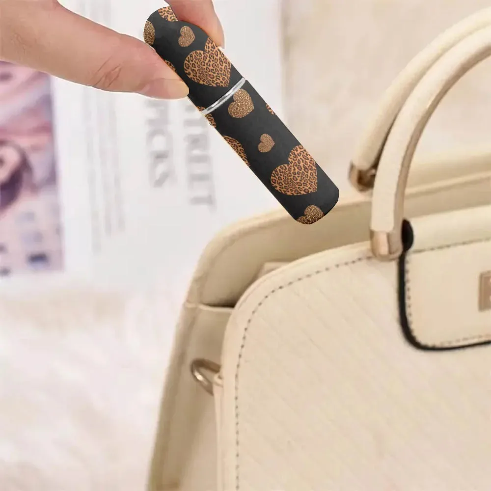 New Fashion City Pattern Theme 0.17oz Perfume Spray Bottle - Refillable Portable Travel Mini Nebulizer Cosmetic Pump Dispenser