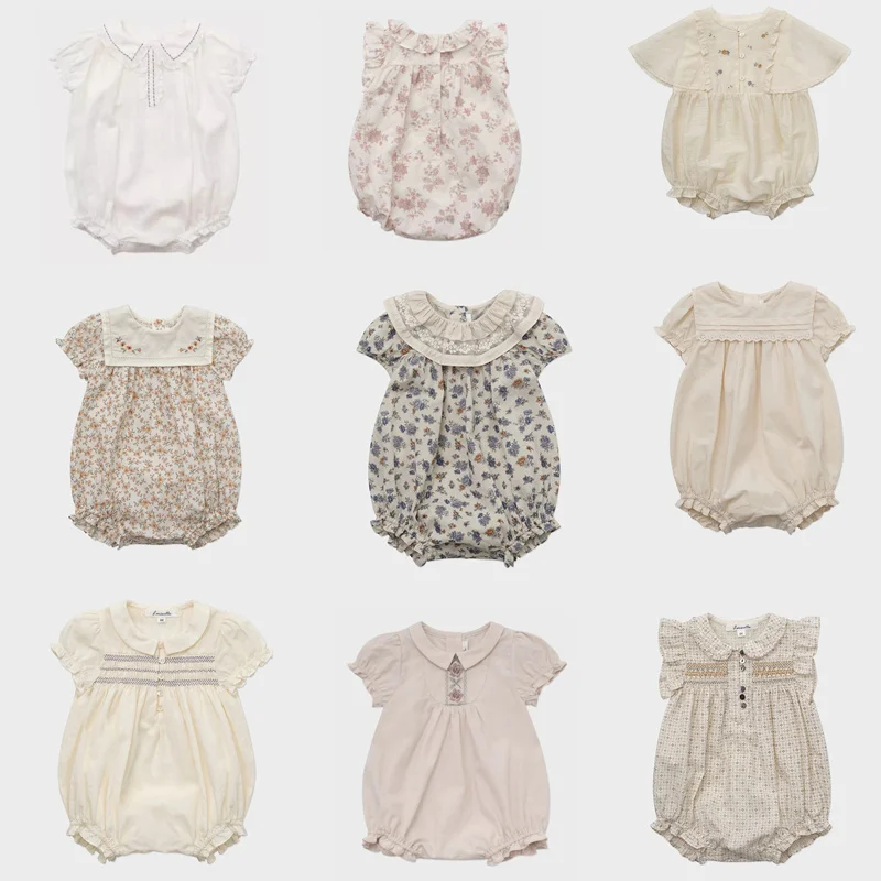 Summer Baby Girl Lace Romper 1