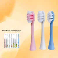 4pc Replacement Brush Heads for Children's Electric Toothbrush Sonic Cartoon Pattern for Kids Smart Tooth Brush Heads Waterproof 1