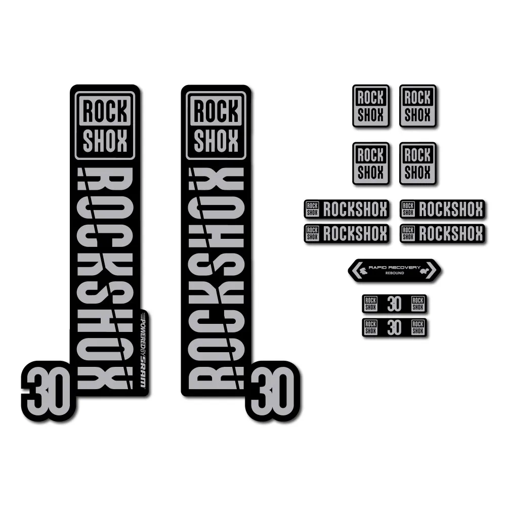 Adesivi Compatibili Con Forcella Star Sam Bike Rock Shox 30 2019 1 Cmt