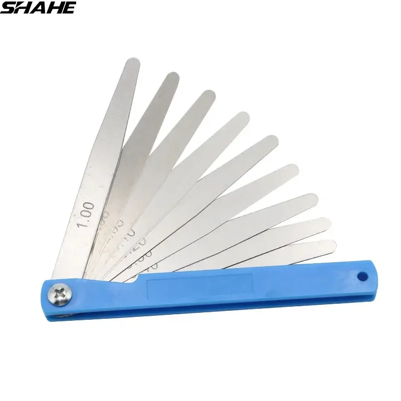 100 mm Length Metric Feeler Gauge 0.02-1.00 mm 17 Blades Measuring Tools feeler gauge