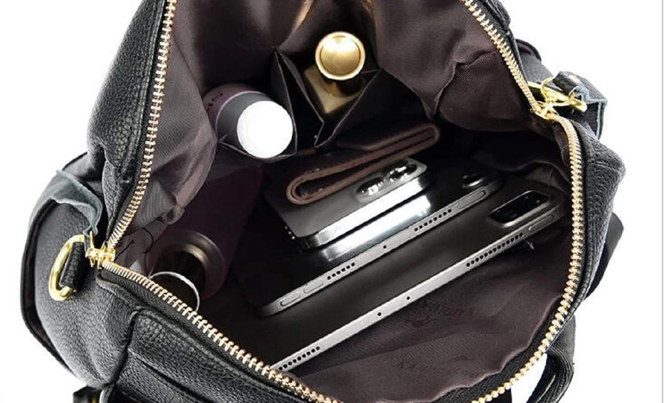 Рисунок 6 - Женский вместительный рюкзак из мягкой кожи