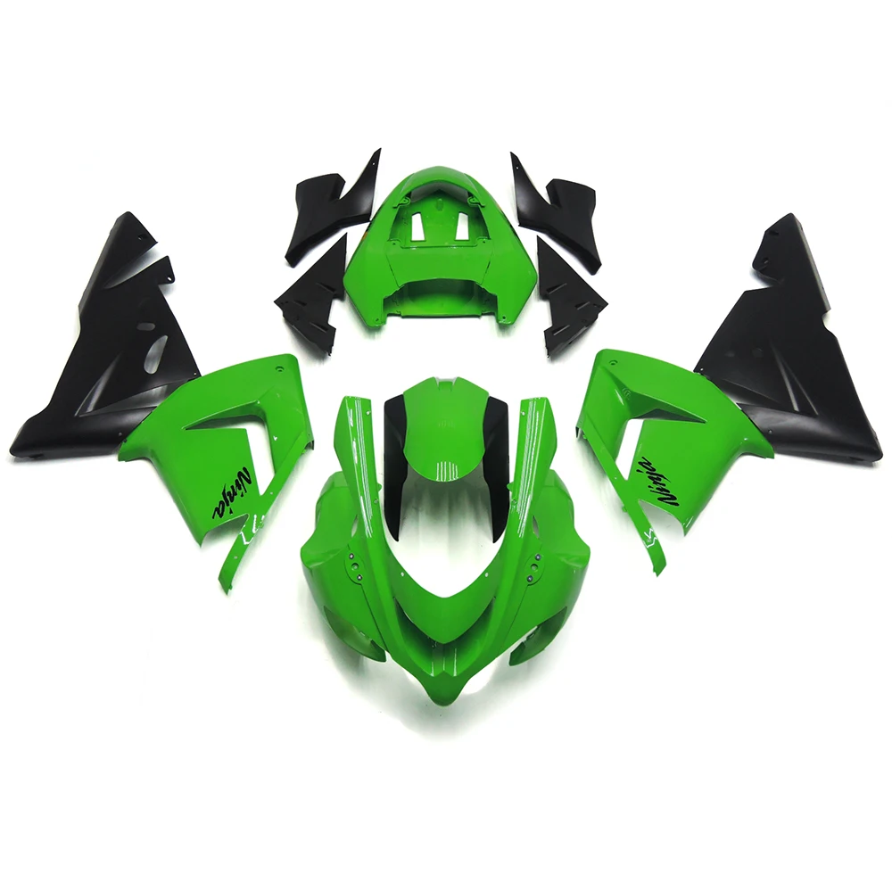 

НОВЫЕ комплекты обтекателей для цельного мотоцикла из АБС-пластика для Kawasaki Ninja ZX10R ZX 10R ZX-10R 2004 2005 Аксессуары для кузова черные
