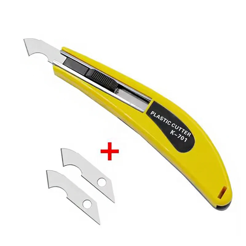 Acryl Haken Messer PVC CD Acryl Board Blatt Cutter Scoring Messer Werkzeug Papier Box Messer Schneiden Werkzeug mit Ersatz Klingen – Detail 13