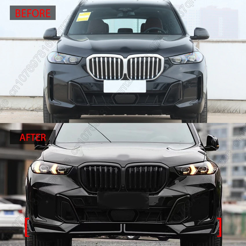 BMW X5 G05 M-Sport LCI 30d 40i 40d 50e M60i 2023-2025용 MP 스타일 프론트 범퍼 스포일러 립 스플리터 디퓨저 가드 커버 키트