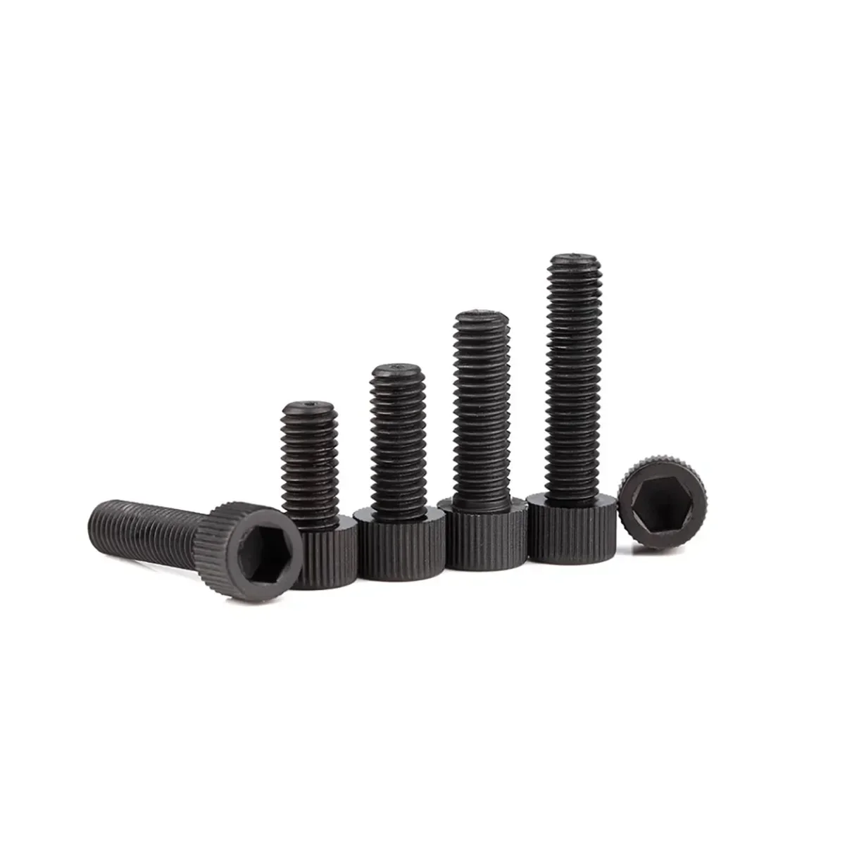 

Black Nylon Hexagonal Cylindrical Head Knurled Screw Plastic Insulated Cup Head Bolt M3M4M5M6M8M10M12
