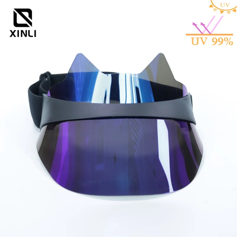 Kitty Lenses Outdoor Children's Adult Travel Golf Caps Visor Uv Protection Sun Hats