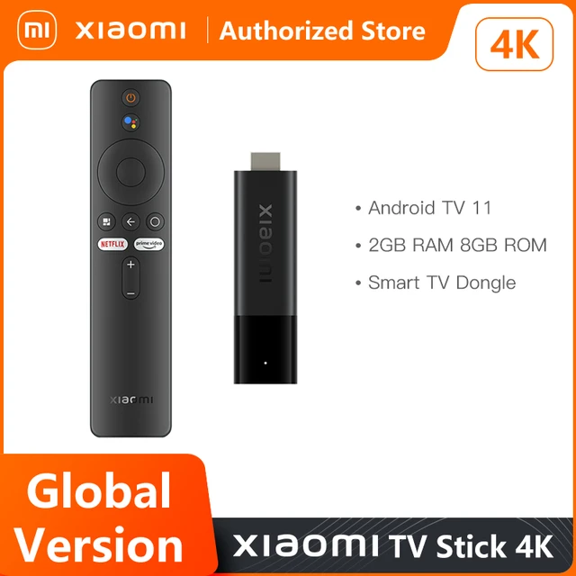 Global Version Xiaomi Tv Stick 4k Android Tv  Portable Media Streaming  Assistant - Tv Stick - Aliexpress