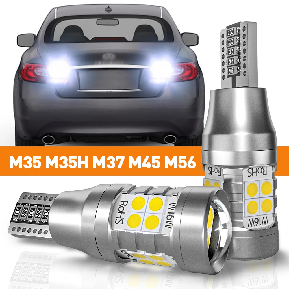 

2pcs LED Reverse Light For Infiniti M35 M35H M37 M45 M56 2006 2007 2008 2009 2010 2011 2012 2013 Accessories Canbus Lamp