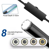 Caméra endoscopique de type C 1080P 2MP 1/3/5/10M, caméra d'inspection, boroscope pour voiture, pipeline, pour Android IOS iphone (15,16) 4