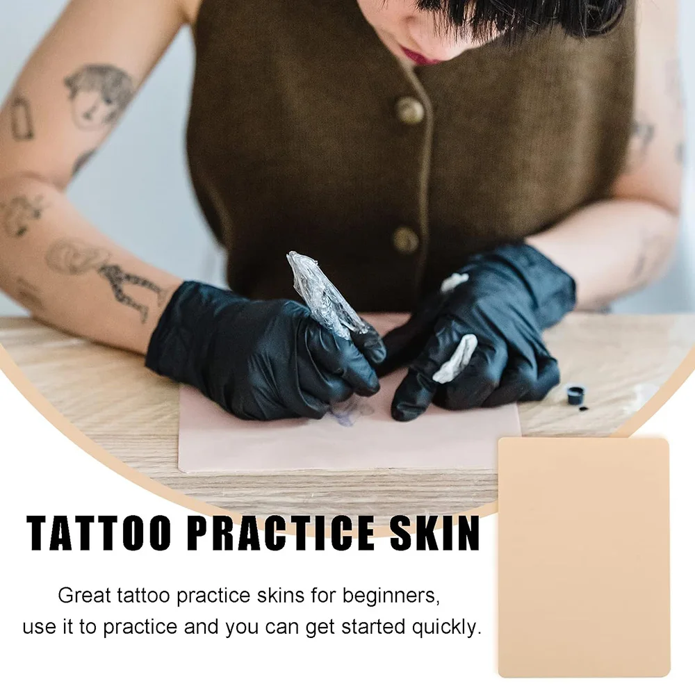 1/3/5PCS Tattoo Practice Skin Synthetic Leather Tattoo Fake Skin