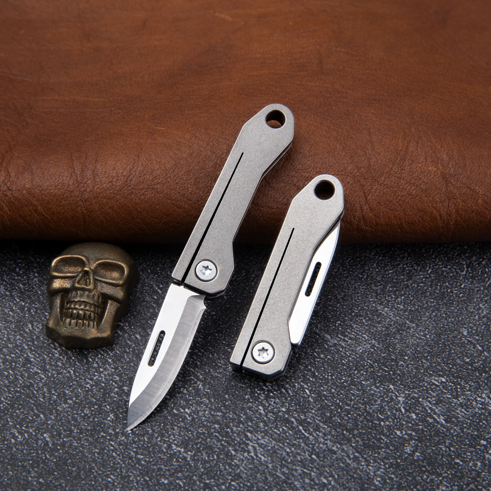 PEI Lega Di Tanio Lanterna Coltello Perline Cordino Pendenti FAI DA TE Ombrello Corda Ciondolo EDC Tessuto Paracord Cordino Coltello Accessori - Foto 8