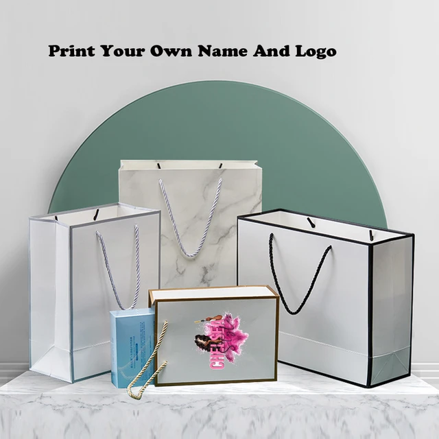 Custom Printed Paper Shopping Bags