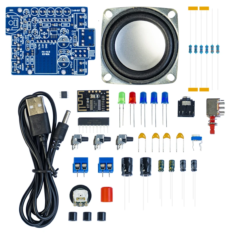 SOTAMIA Portable Bluetooth Speaker Power Amplifier Audio Electronic Product Assembly DIY Kits USB Circuit Welding Practice Kit