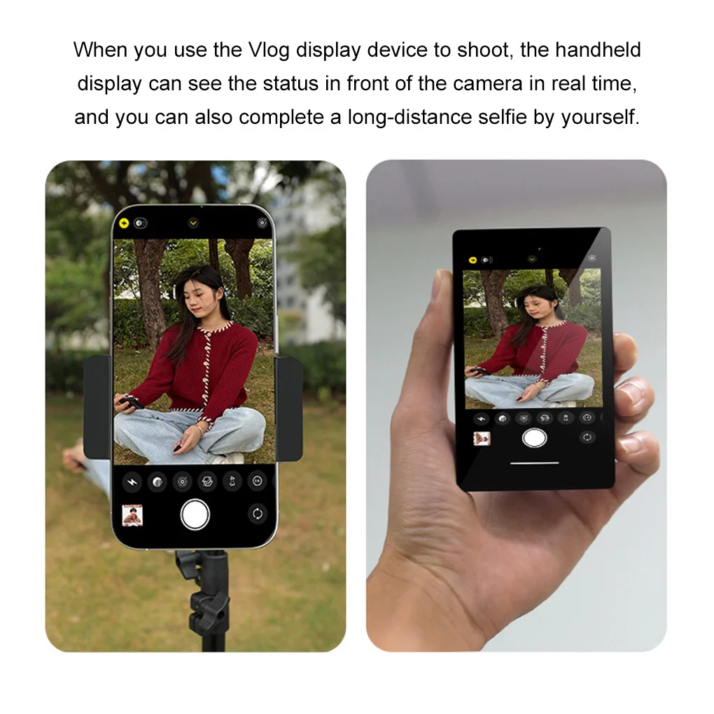 Mobile Phone Selfie Screen Device Rear Selfie Live Shooting Sound Wireless Magnetic Screen Projector Split Monitor with Sound