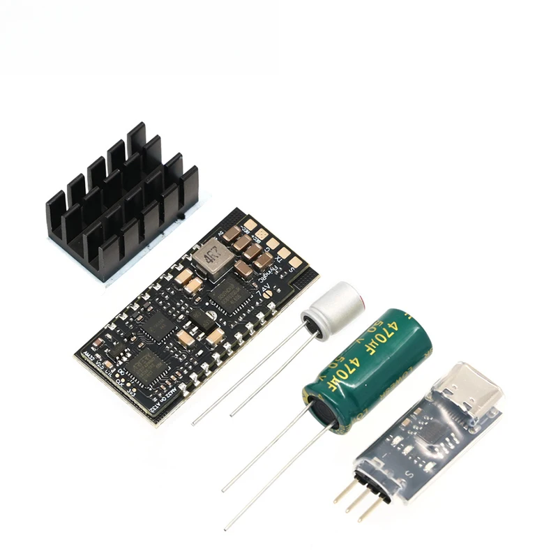 1PCS 브러시리스 AM32 ESC V2.5 85A 과도 전류 3-6S 7-26V 전자 모듈 RC 모델 항공기용 32비트 메인 컨트롤
