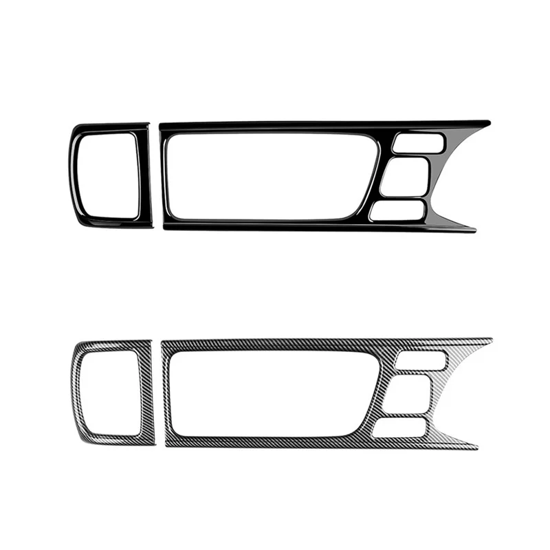 2Pcs Center Console Water Cup Holder Decorazione Cover Trim Stickers Per Toyota Yaris Cross 2021 2022 Rhd