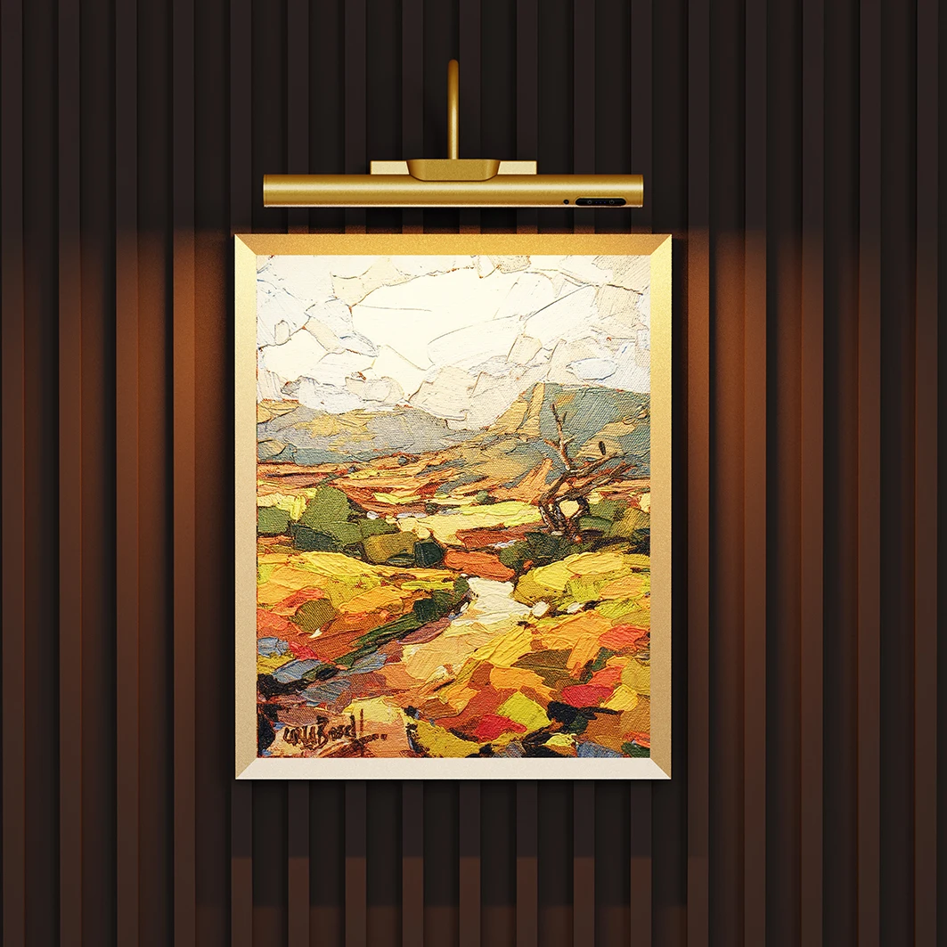 Wall Lamp Painting Picture Light With Remote 4000mAh Rechargeable