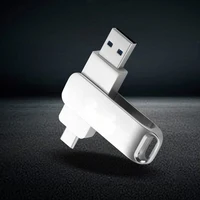 OTG USB 2.0 Flash Drive 32GB Metal Pen Drive 64GB Waterproof High Speed Flash Disk Mini Memory Sticks 128GB U Disk Pen Drive 6
