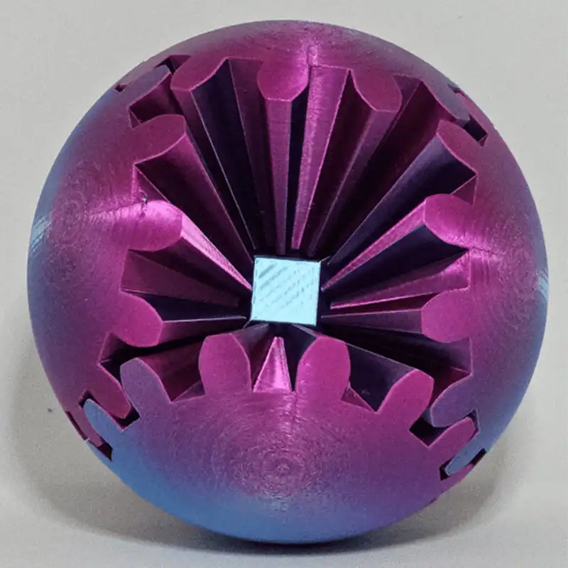 Fidget Toys 3D Printed Toy 3D Printed Gear Ball The Steampunk Whirling Wonder Stress Relief Spin & Relaxing