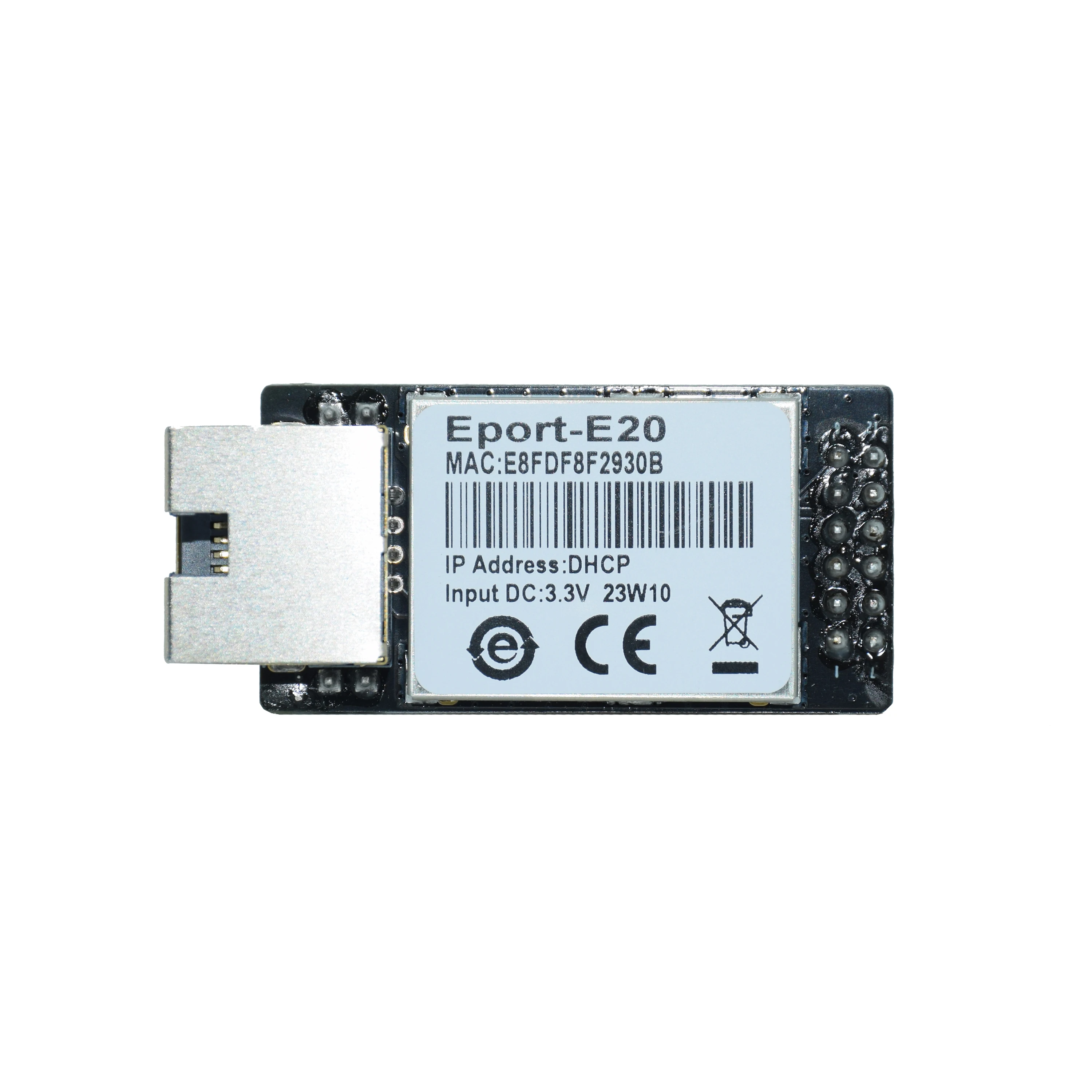 

Eport-E20 сетевой порт сервера 3,3 в TTL, последовательный для Ethernet встроенного модуля, устройство IOT, Поддержка DHCP TCP IP Telnet Modbus TCP