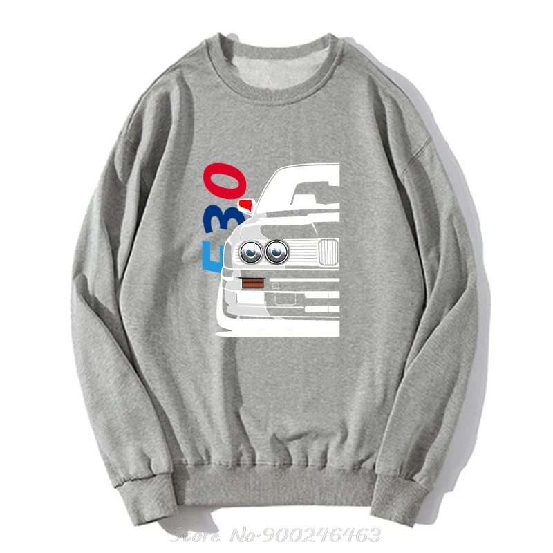 Vintage Cool Automotive Love E30 E32 Car Classic Print Hoodie Cotton Sweatshirt Men's Oversized Clothing Harajuku Streetwear