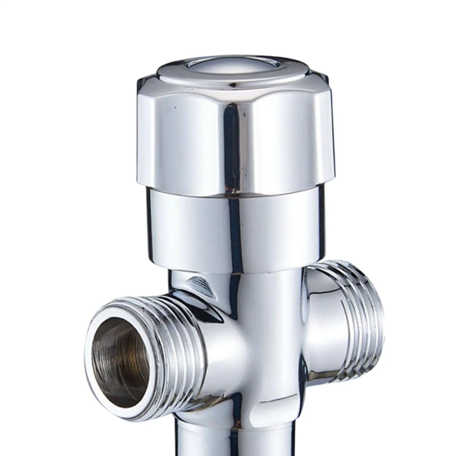 Diverter G1/2`` Shower System Replacement Part Chrome Water Flow Diverter Adaptor