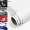 White Peel and Stick Paper,PVC Self-Adhesive Wallpaper, Vinyl Wall Paper for Kitchen Furniture,Drawer Refurbishment Wall Sticker 1
