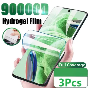 3 pezzi pellicola idrogel per Samsung Galaxy S25 S24 Ultra S23 S22 S21 Plus A36 A25 A15 A35 A26 A16 A54 A55 A56 5G protezione schermo