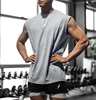 Camiseta deportiva sin mangas para hombre, chaleco de secado rápido, transpirable, holgado, para entrenamiento, Verano 2
